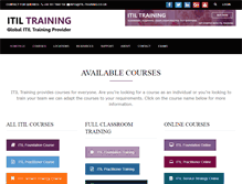 Tablet Screenshot of itil-training.co.uk